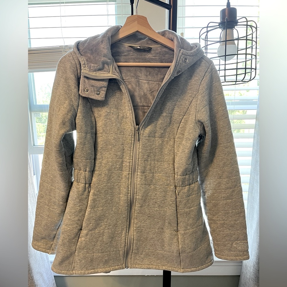 North Face Quilted Fleece-lined Jacket Carolina